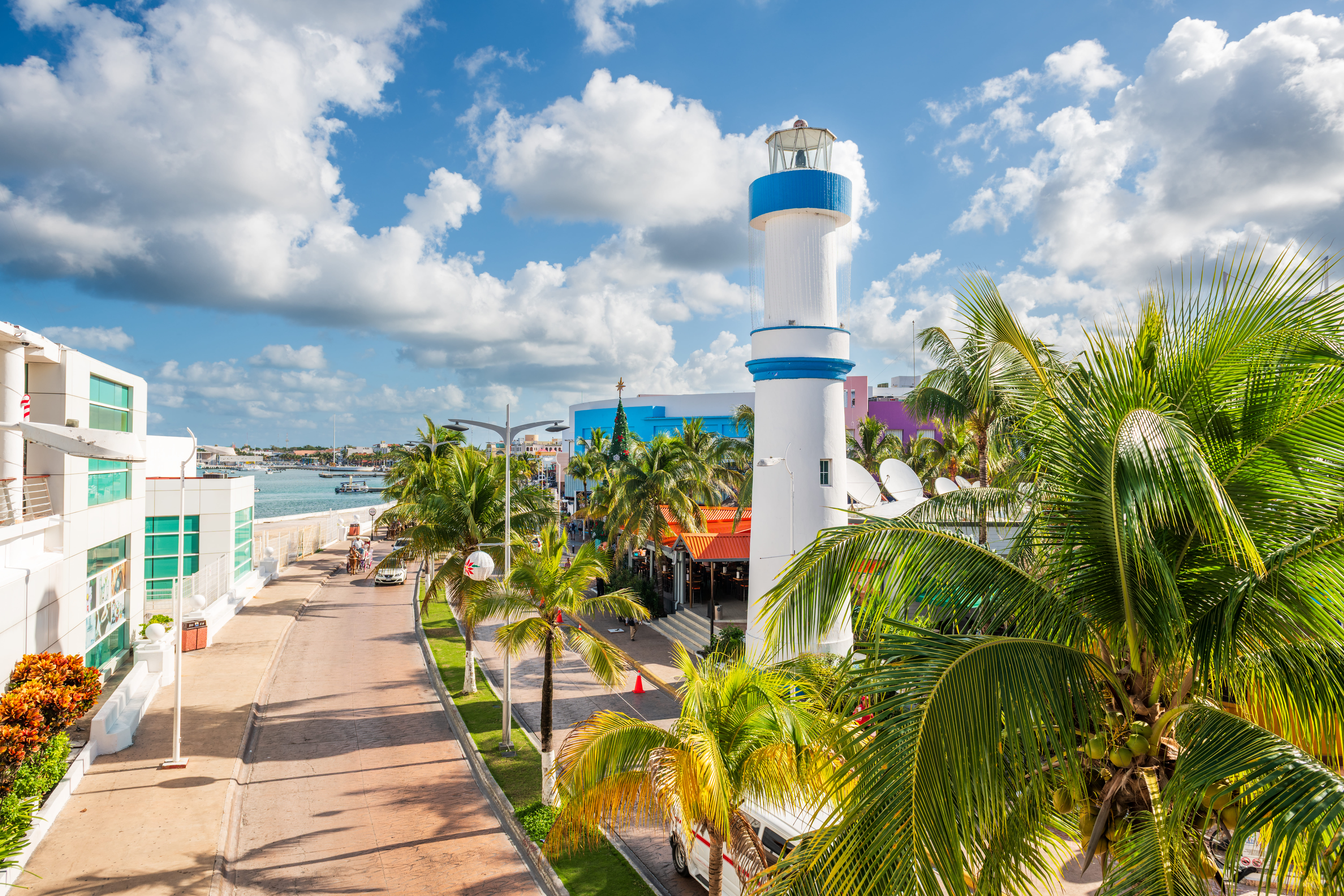 cozumel mexico pier and lighthouse 2026 03 25 23 38 20 utc